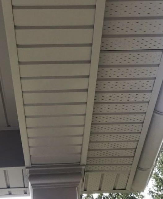 A perfet soffit system in Vaughan, the installation takes careful planning. It was installed in Vaughan.
